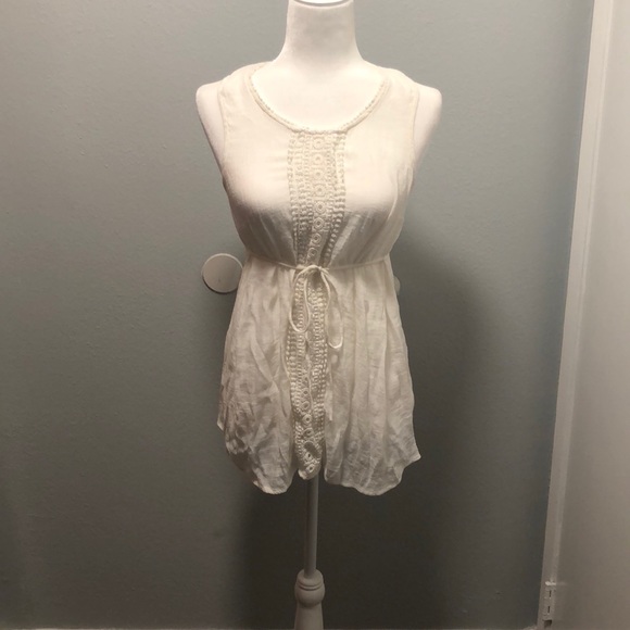 Maternity cream colored shirt size small - Picture 1 of 4